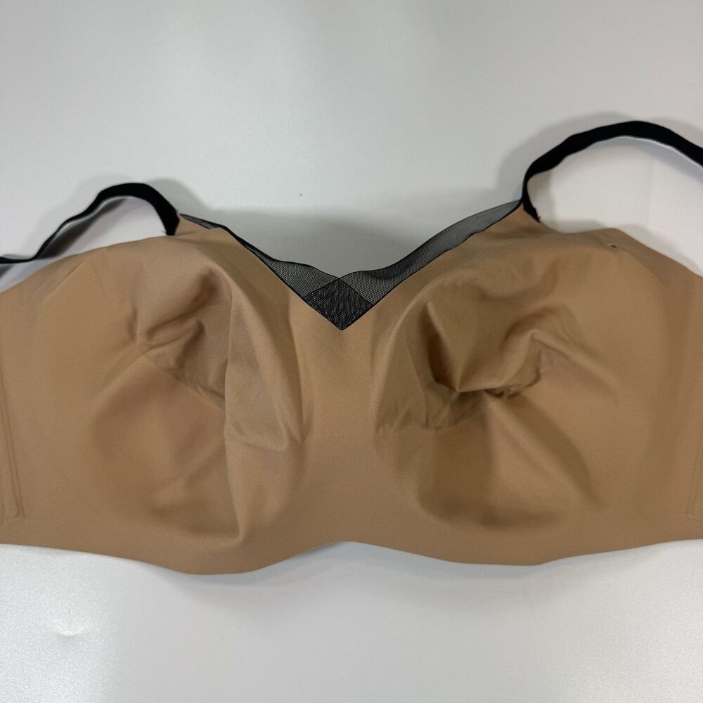HoneyLove Crossover Bra Women's 2X Black Wireless Removable Pads - Picture 6 of 7